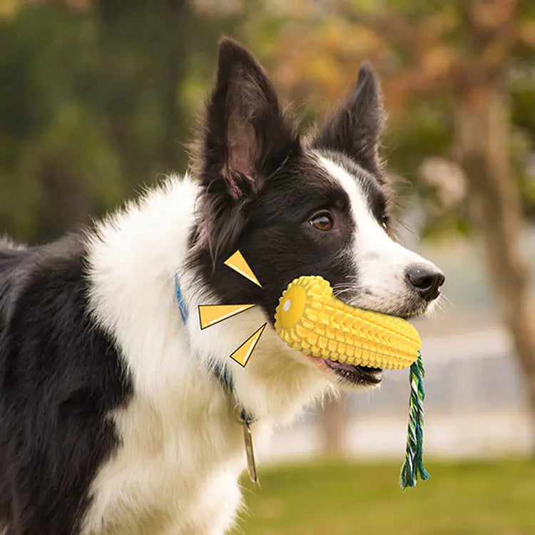 Cepillo de Dientes en Forma de Perrito de Maíz Realista