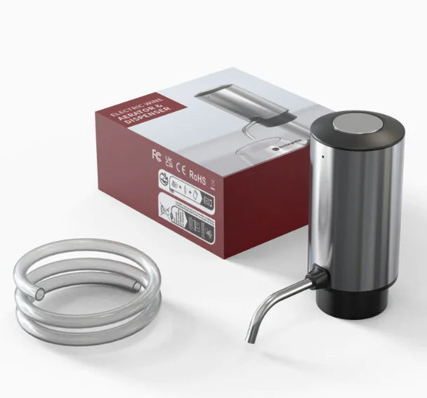 Dispensador Automático de Vino – Sirve Vino Perfecto con un Toque/ Automatic wine dispenser