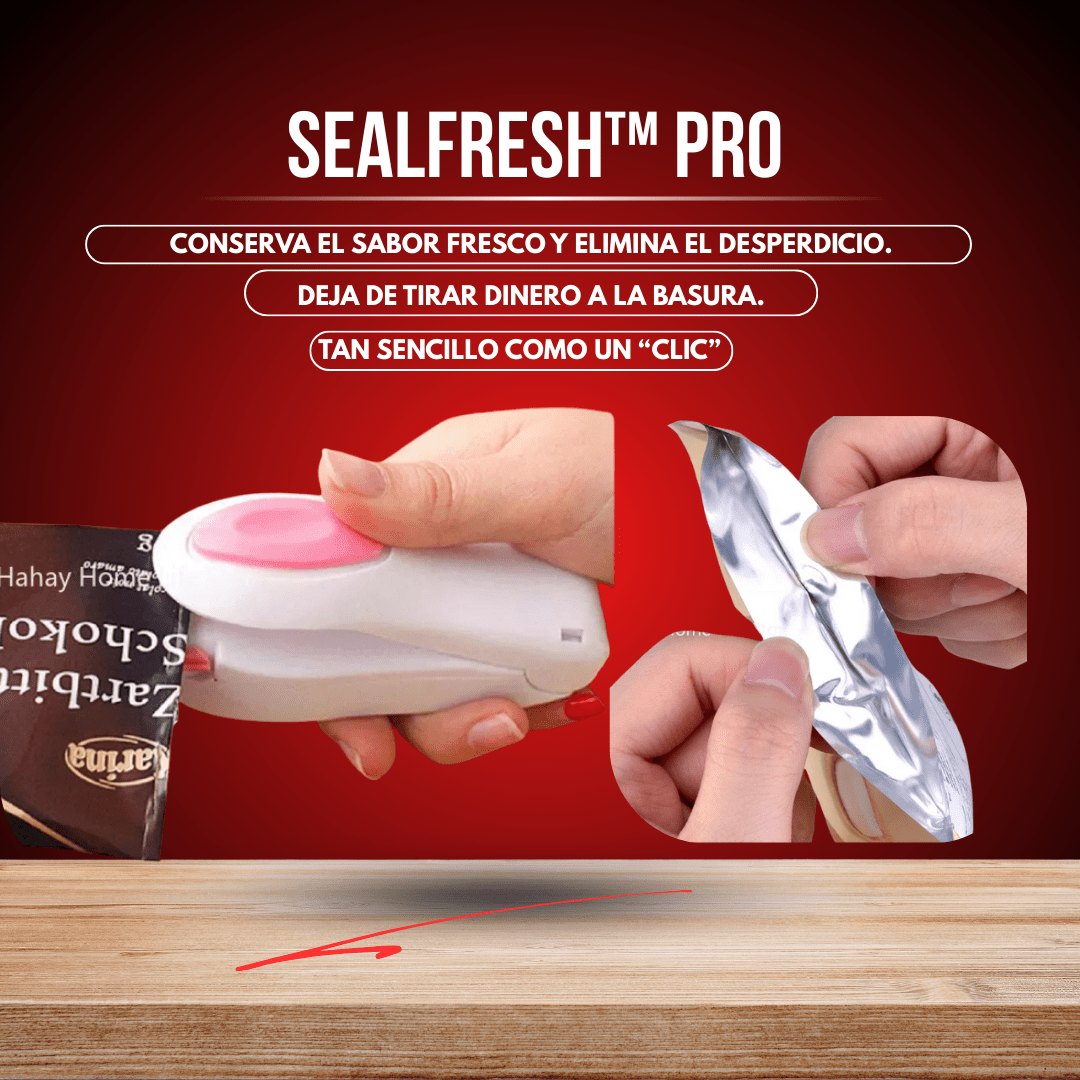 Selladora Térmica Portátil - Conserva fresco, tira menos