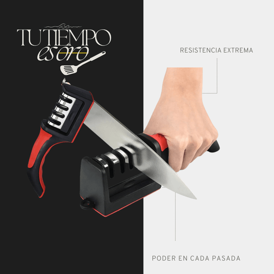 Afilador de Cuchillos Profesional - Corta como el primer día