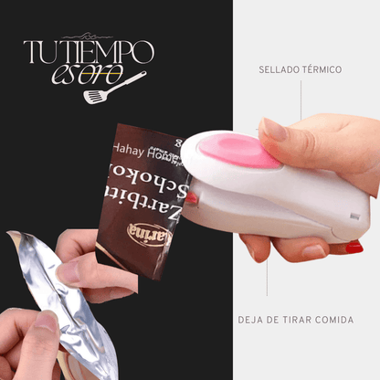 Selladora Térmica Portátil - Conserva fresco, tira menos
