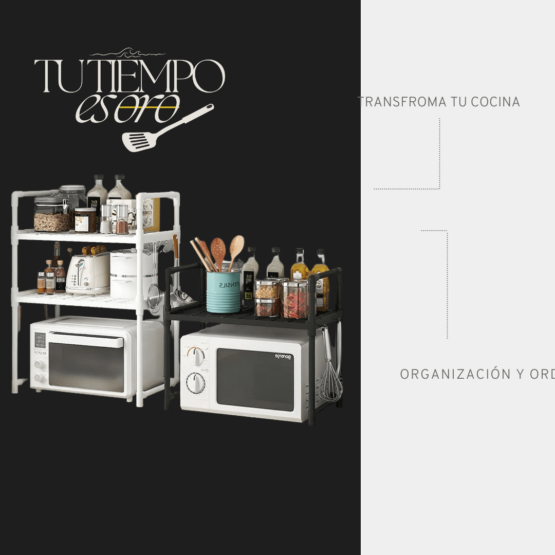 Estación de Orden KitchenShelf™ - Transforma tu espacio