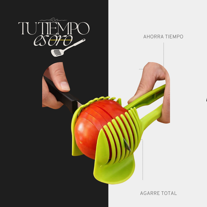 ErgoSlice – Cortador eficiente de Frutas y Verduras de Acero Inoxidable para Cortes Rápidos y Uniformes