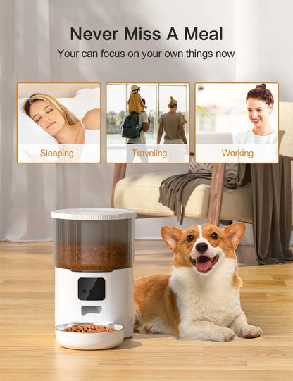 Alimentador Inteligente para Mascotas – Cat & Dog Smart Feeder