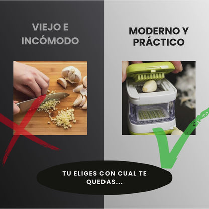 Prensa de Ajos Premium - Olvídate de pelar y picar
