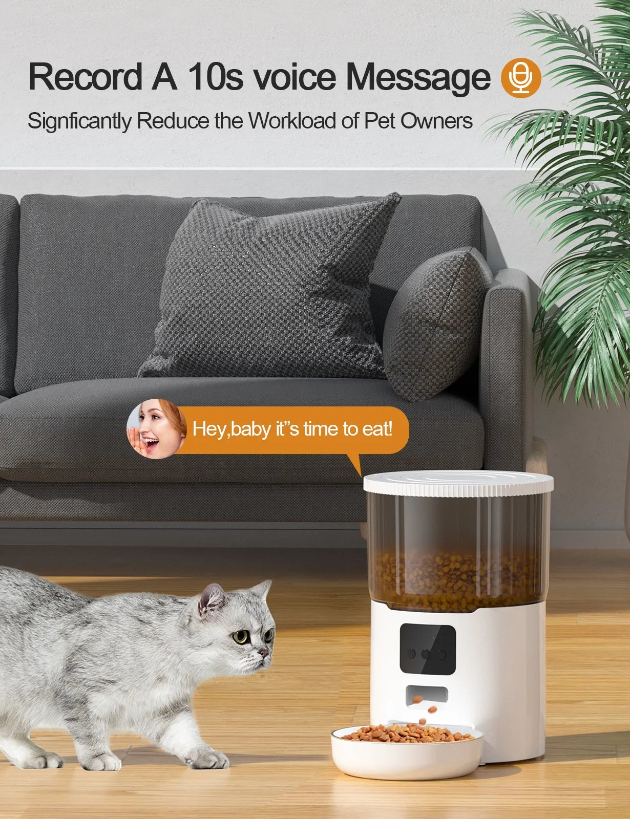 Alimentador Inteligente para Mascotas – Cat & Dog Smart Feeder